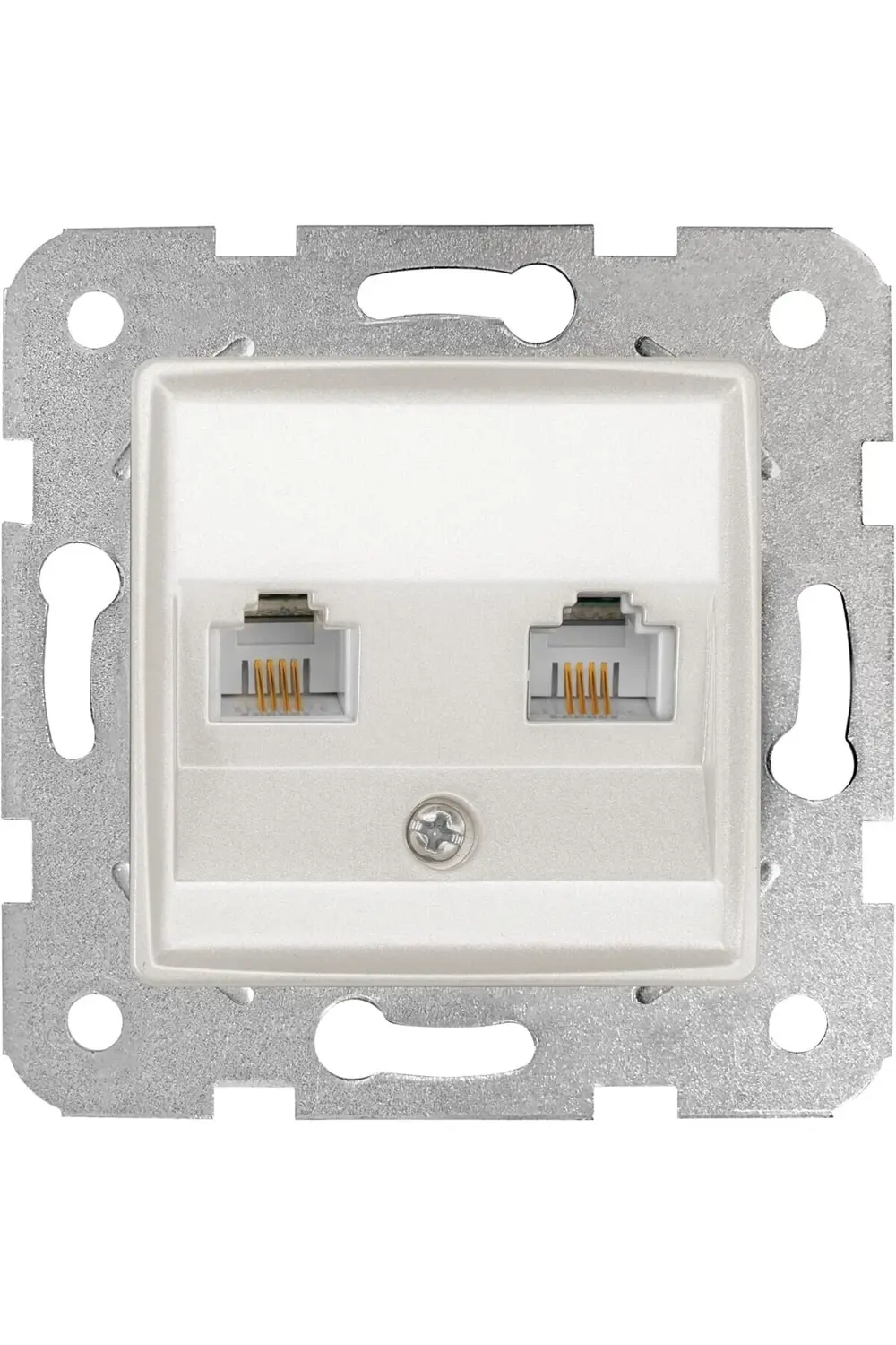 trendyvision Beyaz İkili Nümeris CAT3 Mekanizma ve Kapak buyflick