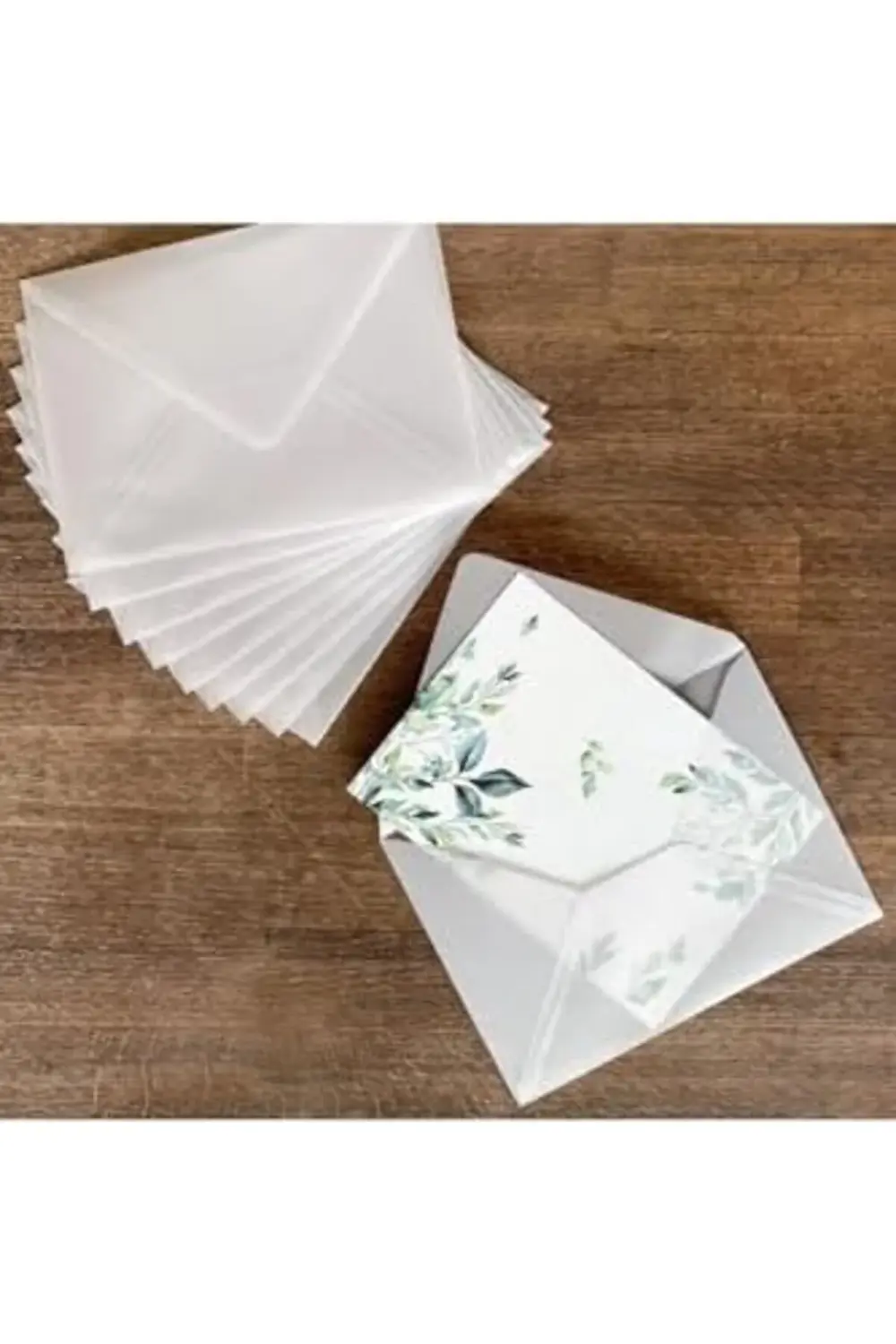 trendyvision Beyaz Transparan Zarf, 13x18 Cm 10 Adet buyflicker 3