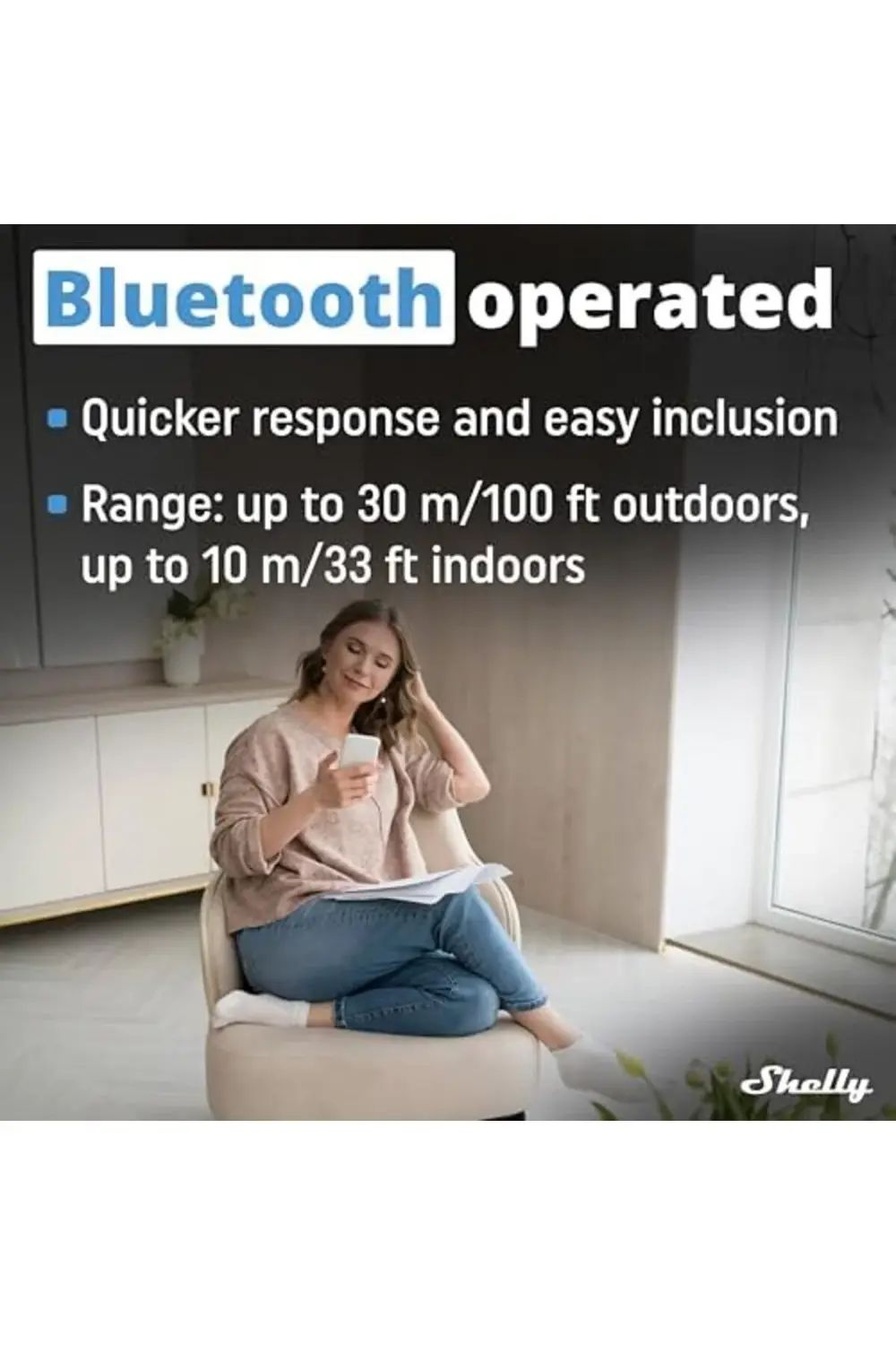 trendyvision BLU RC Düğmesi 4 | Akıllı Bluetooth 4 Düğmeli Uzakta