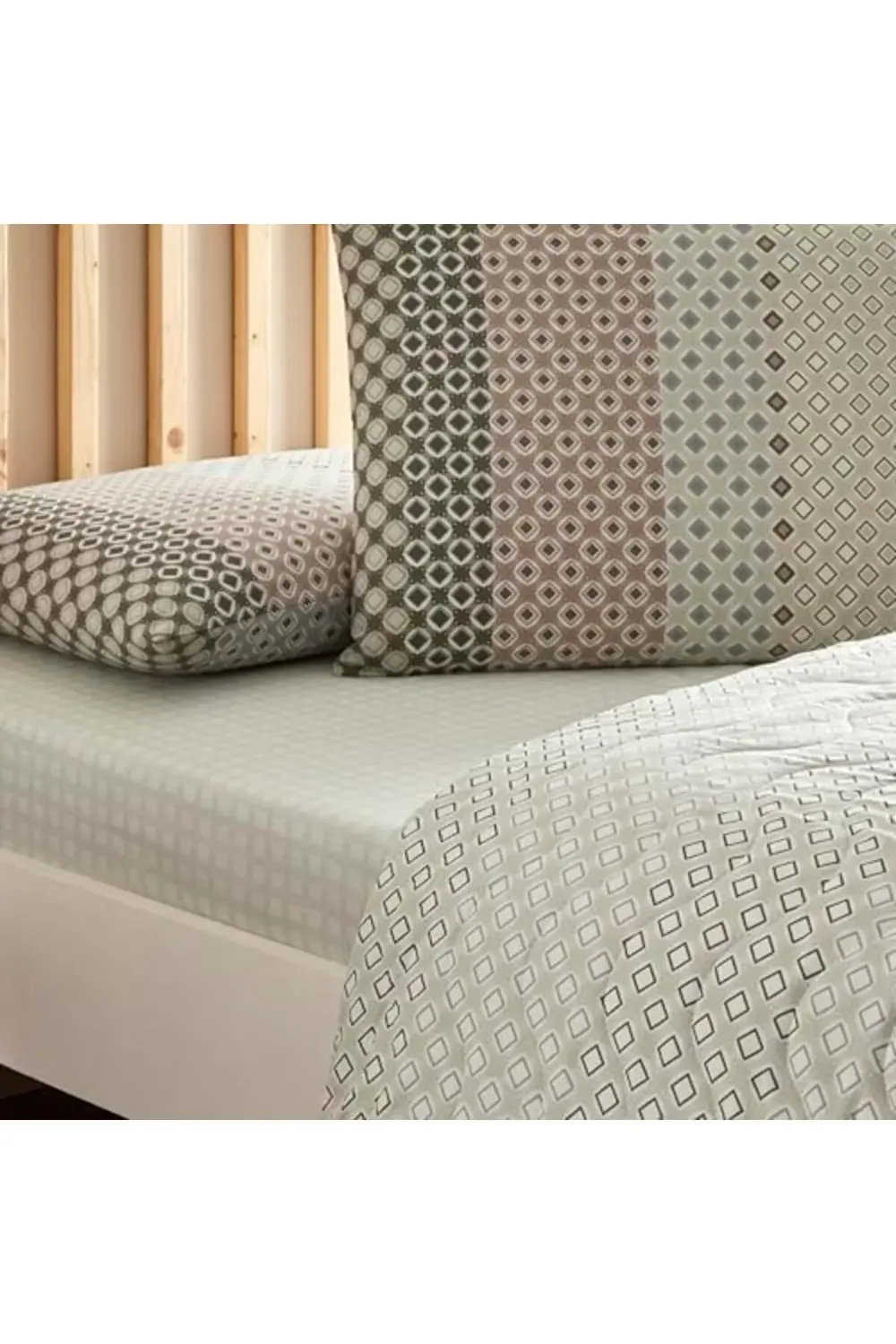 trendyvision Breeze Standart Pamuk Nevresim Takımı, Gri, Tek Kişi