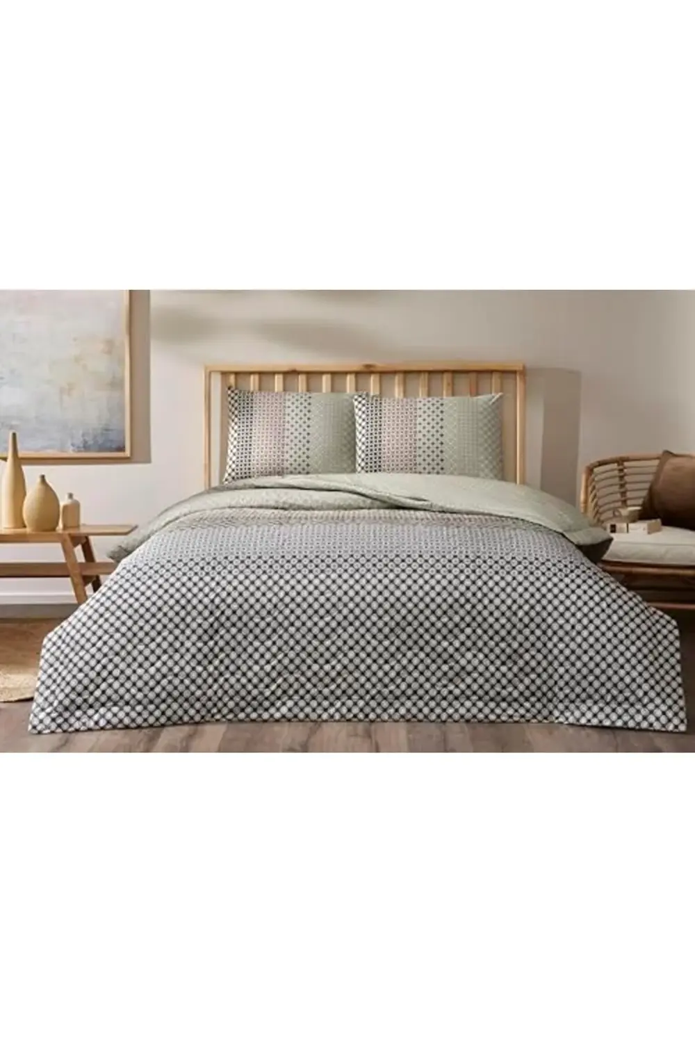 trendyvision Breeze Standart Pamuk Nevresim Takımı, Gri, Çift Kiş