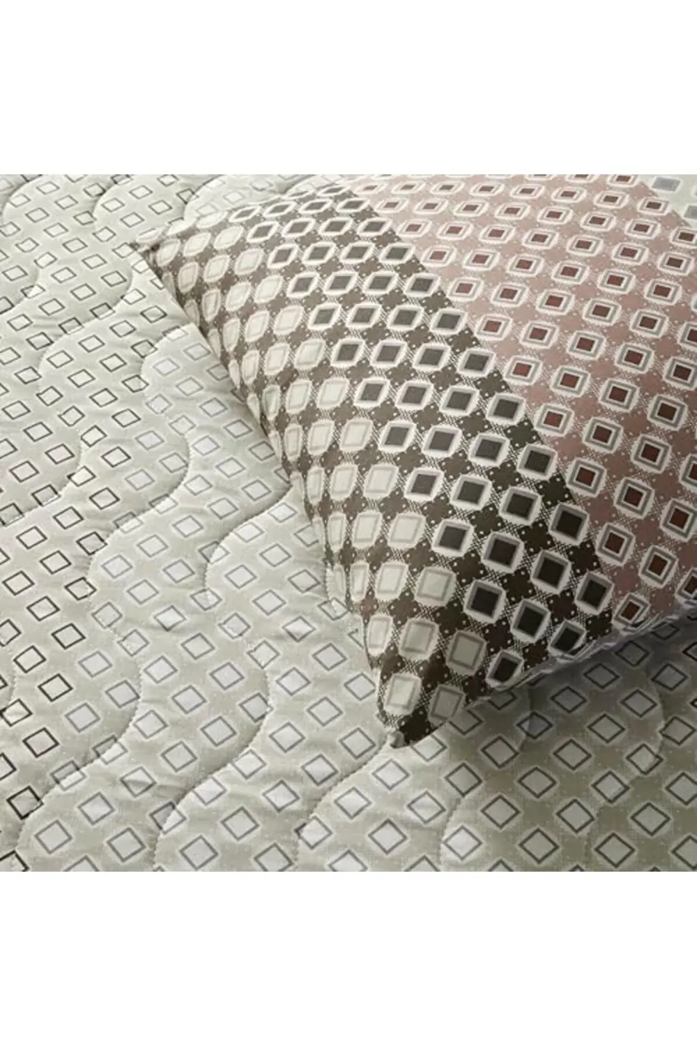 trendyvision Breeze Standart Pamuk Nevresim Takımı, Gri, Çift Kiş