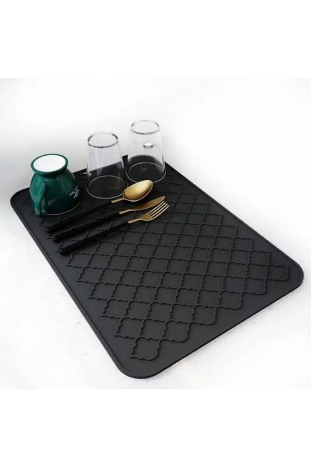 trendyvision Bulaşık yıkama matı, 40x30 cm silikon mutfak paspası