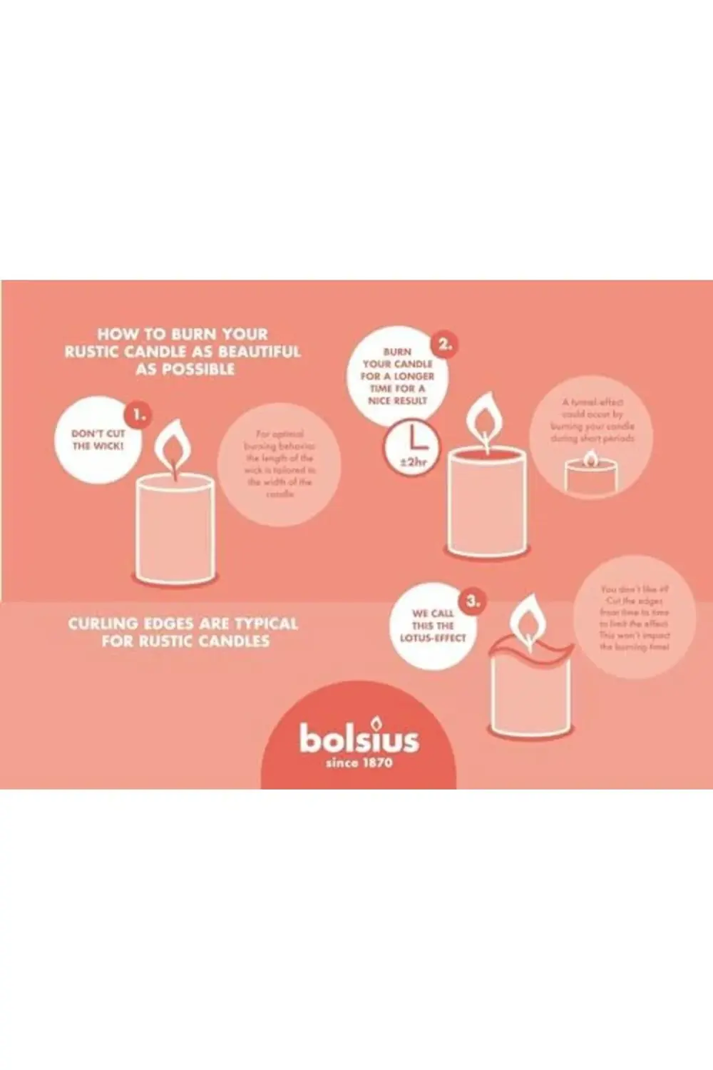 trendyvision Buzlu Lavanta Renkli, Rustik Sütun Mum - 80mm/66mm -