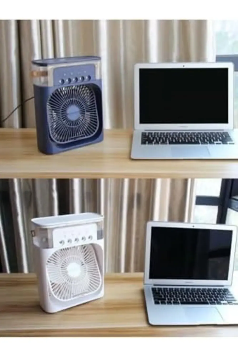 trendyvision Buzlu Vantilatör Mini Fan 5 Spreyli Su Püskürtmeli 6