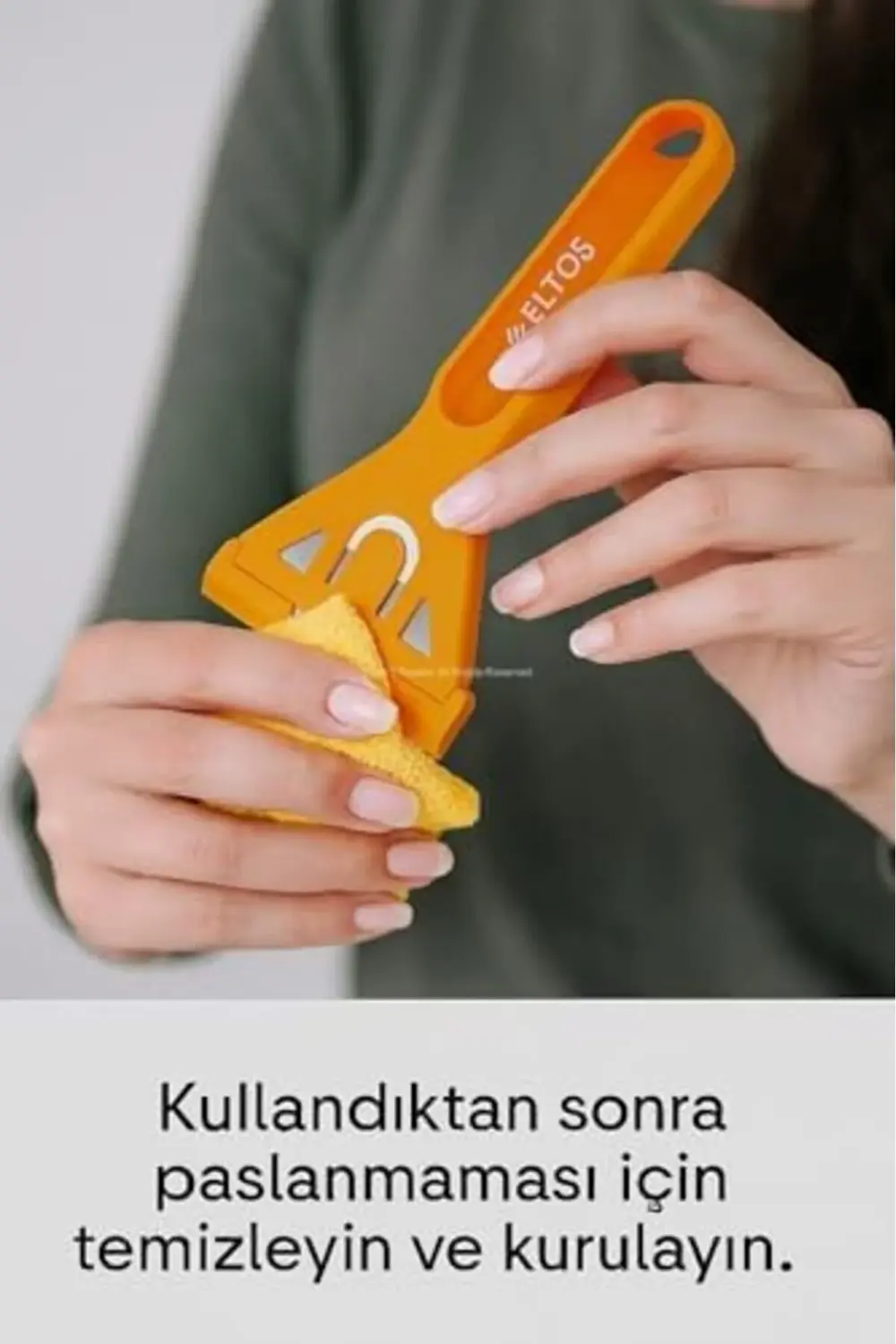 trendyvision Cam Kazıma Bıçağı, Plastik, Çelik Uçlu, Ergonomik Sa