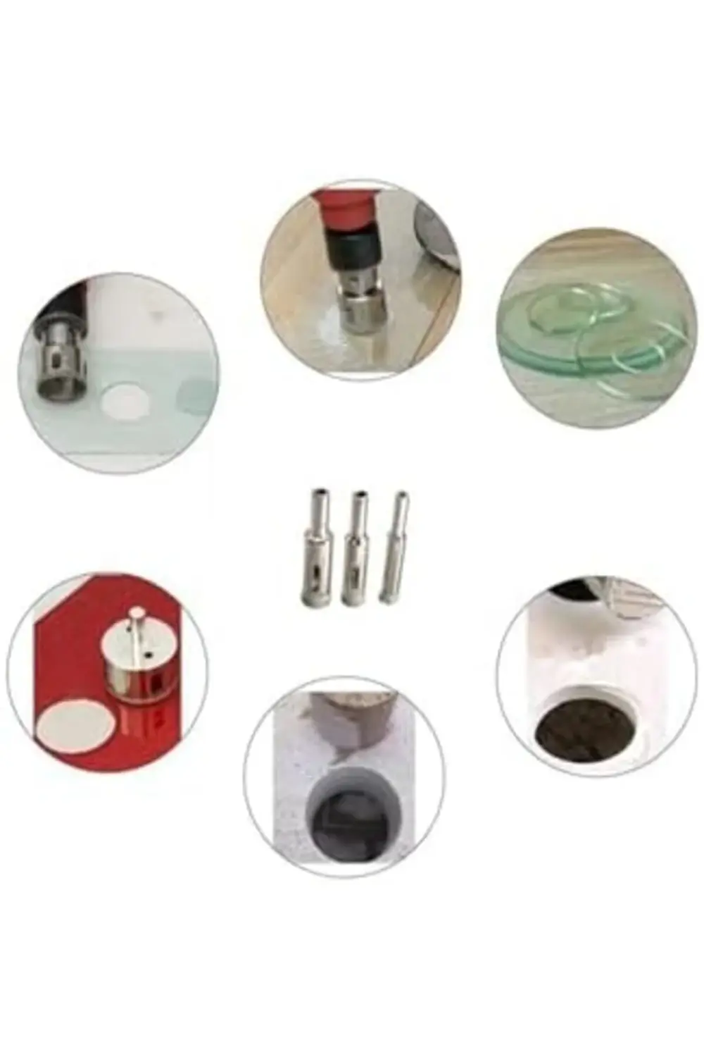 trendyvision Cam Mermer Granit Delme Pancı Boru Tipi Karot Uç 18M