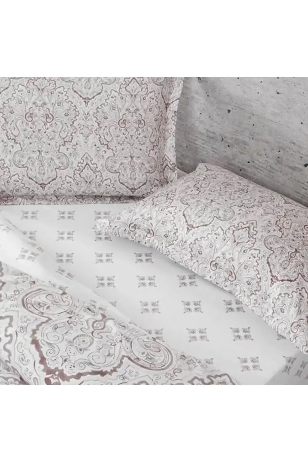 trendyvision Cassandra Standart Pamuk Nevresim Takımı, Mürdüm, Çi