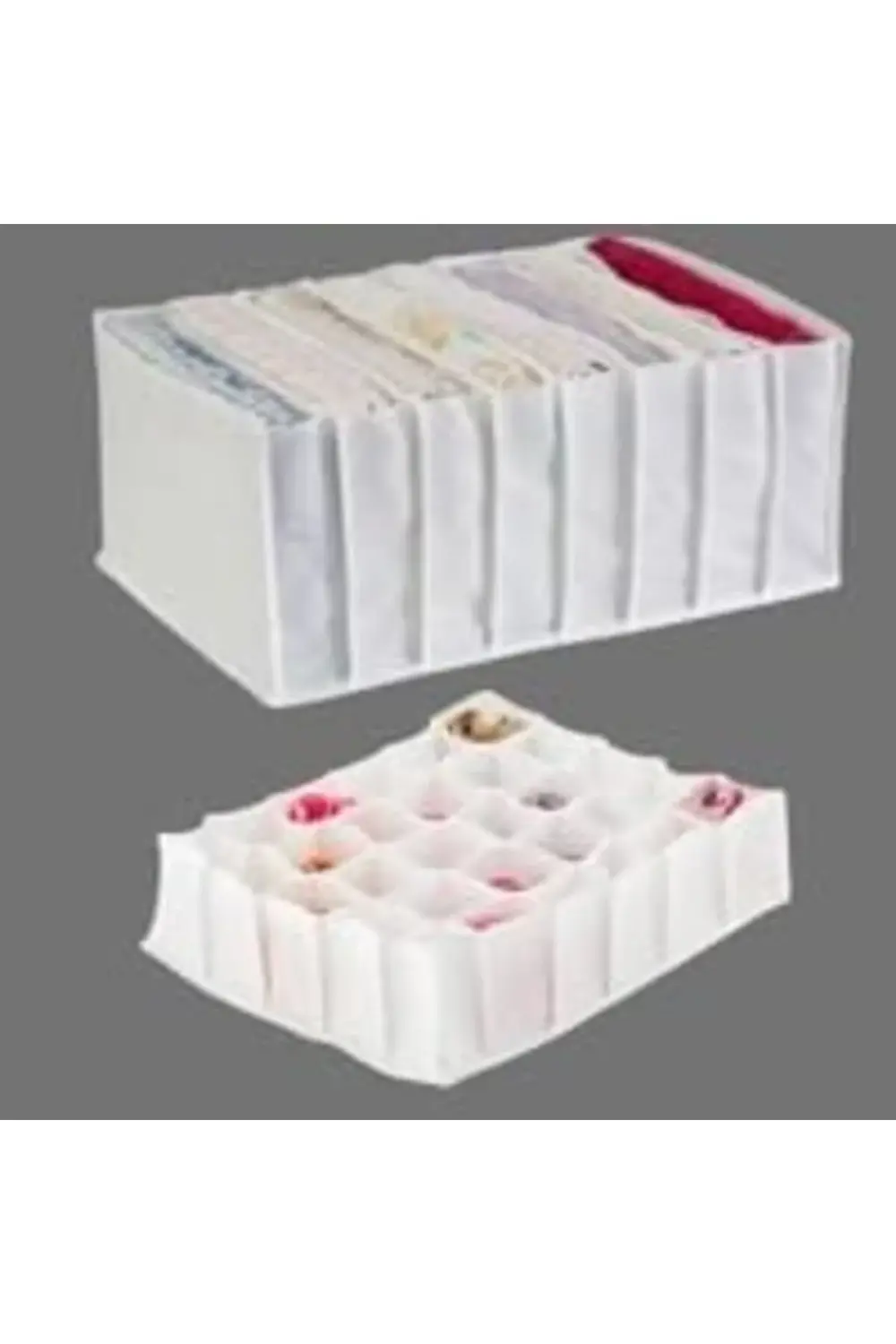 trendyvision Çekmece İçi Düzenleyici Set, 30 Bölmeli Çorap Organi