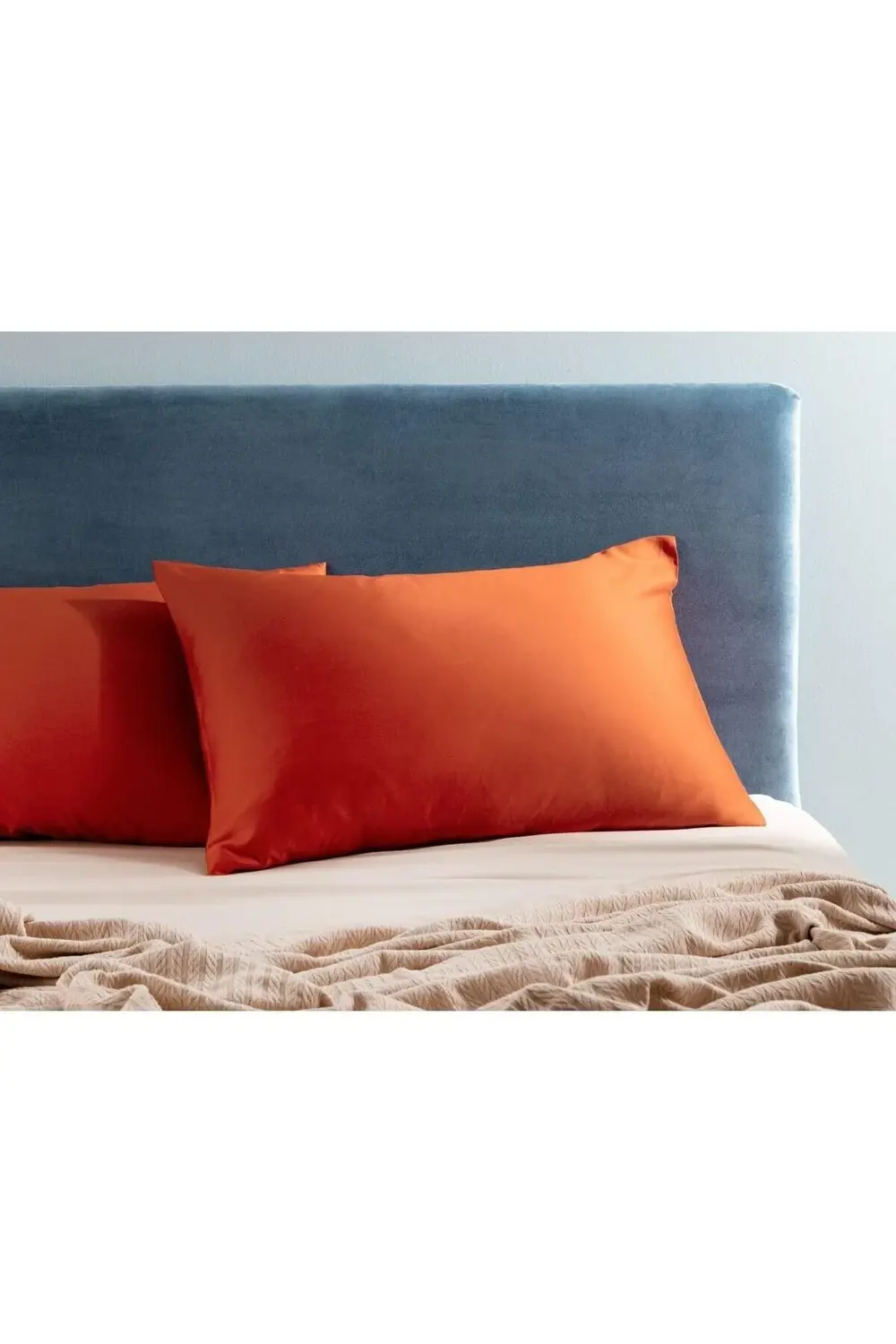 trendyvision Ciel%100 Pamuk 2'li Yastık Kılıfı, Turuncu, 50 x 70