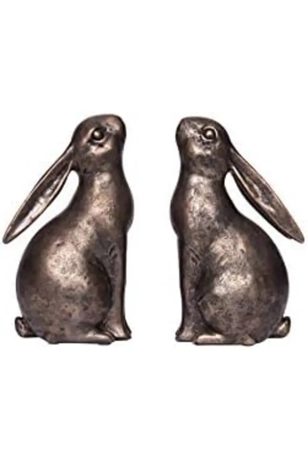 trendyvision Co-Op Bronz Reçine Tavşan Şekilli (2'li Set) Kitap D