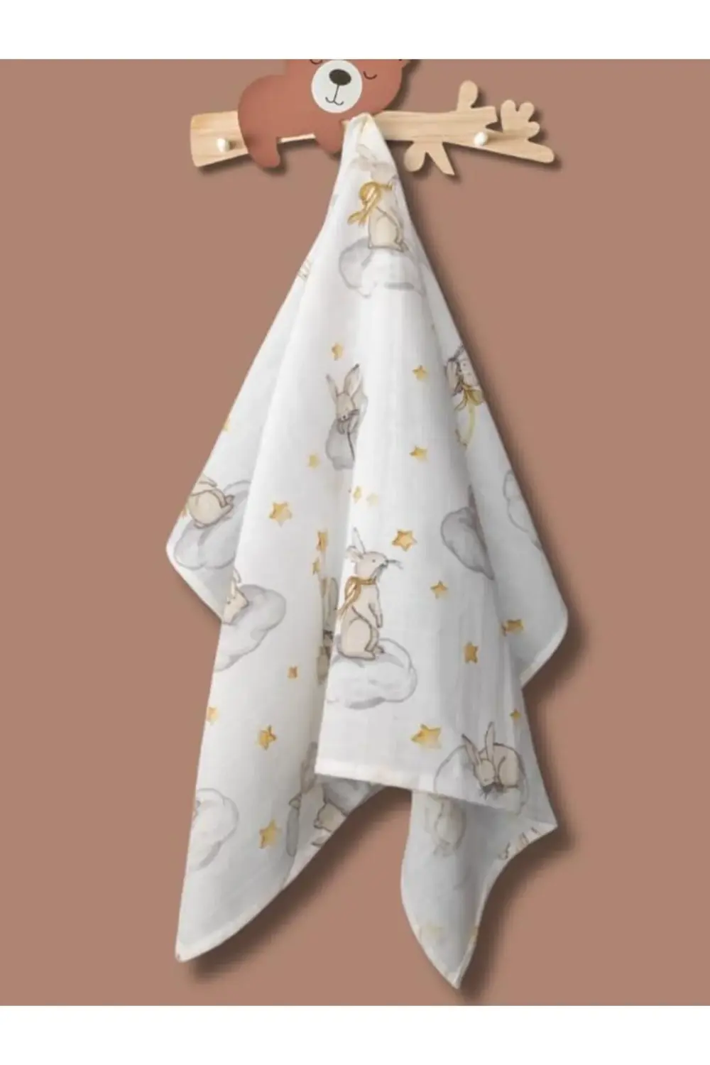 trendyvision Çok Amaçlı Müslin Örtü & Battaniye,%100 Pamuk, 70x10