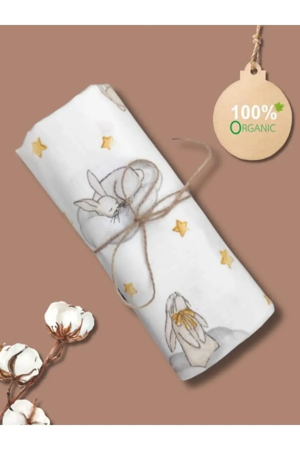 trendyvision Çok Amaçlı Müslin Örtü & Battaniye,%100 Pamuk, 70x10