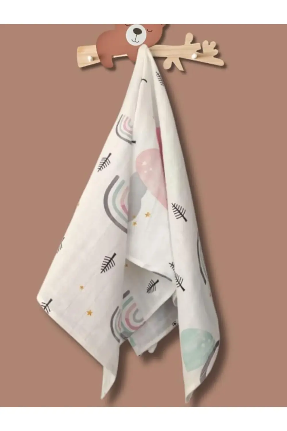 trendyvision Çok Amaçlı Müslin Örtü & Battaniye,%100 Pamuk, 70x10