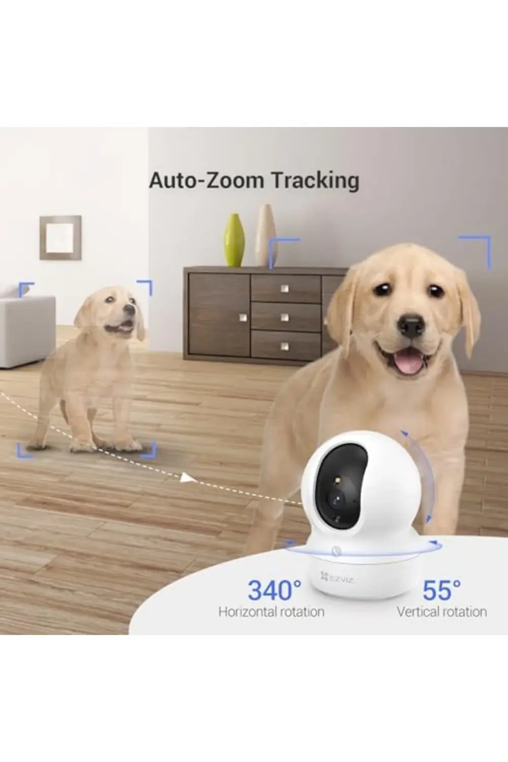 trendyvision CP1 PRO - 1080P Full HD, Akıllı Hareket Takibi, 360°