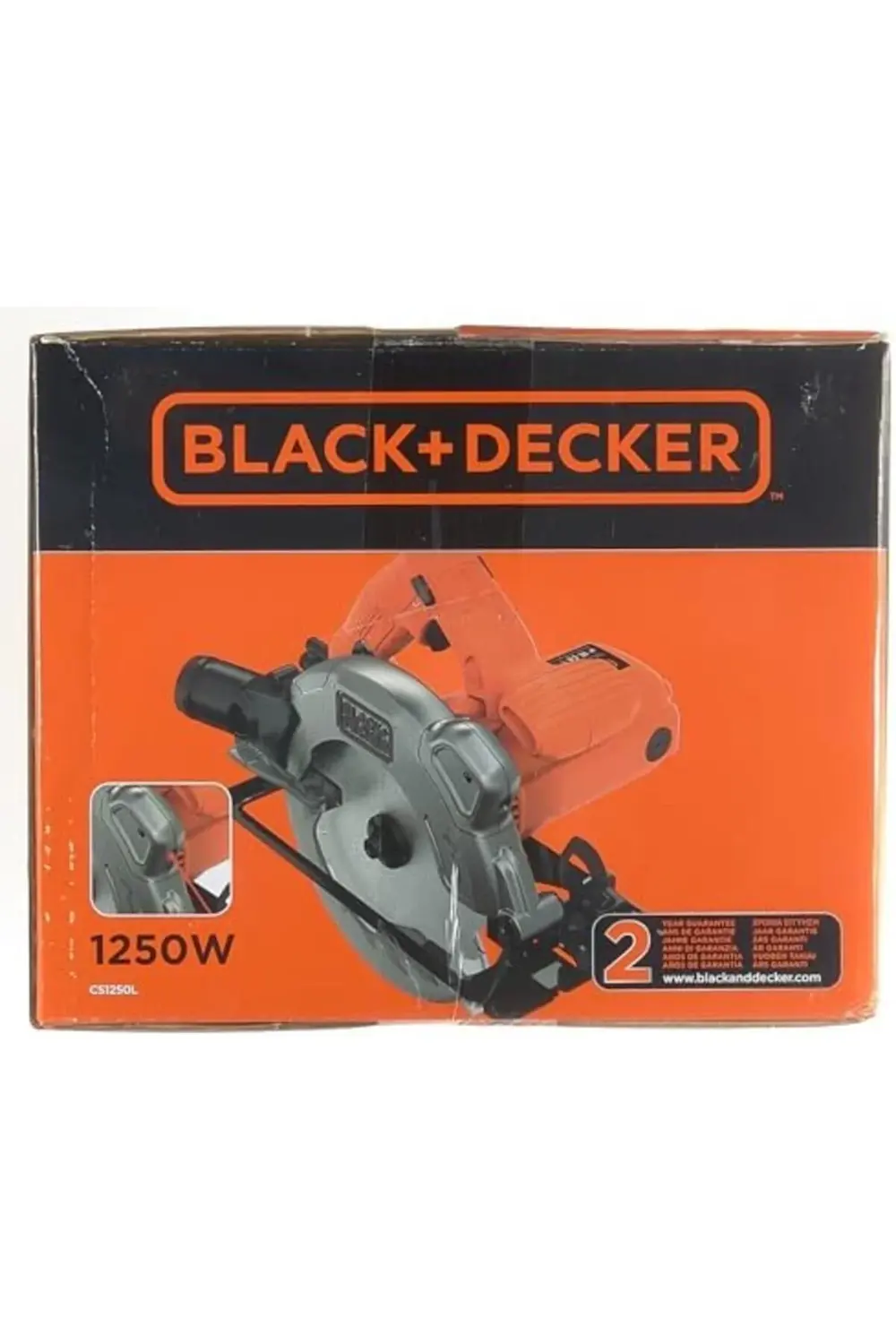 trendyvision Cs1250L-Qs Daire Testere, Turuncu/Siyah, 1250 W buyf