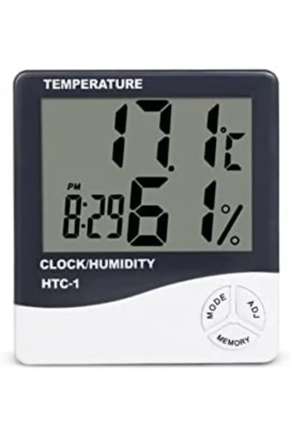 trendyvision Dijital Sıcaklık Nem Ölçer Alarmlı Masa Saati Ve Isı