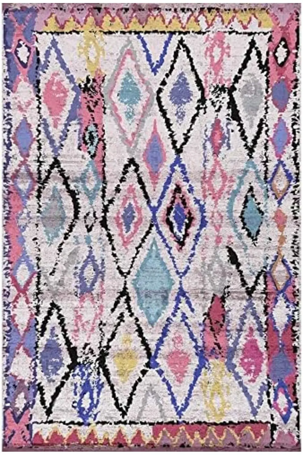 trendyvision Dizayn Cora Desenli Pamuk Tabanlı Yıkanabilen Kaydır