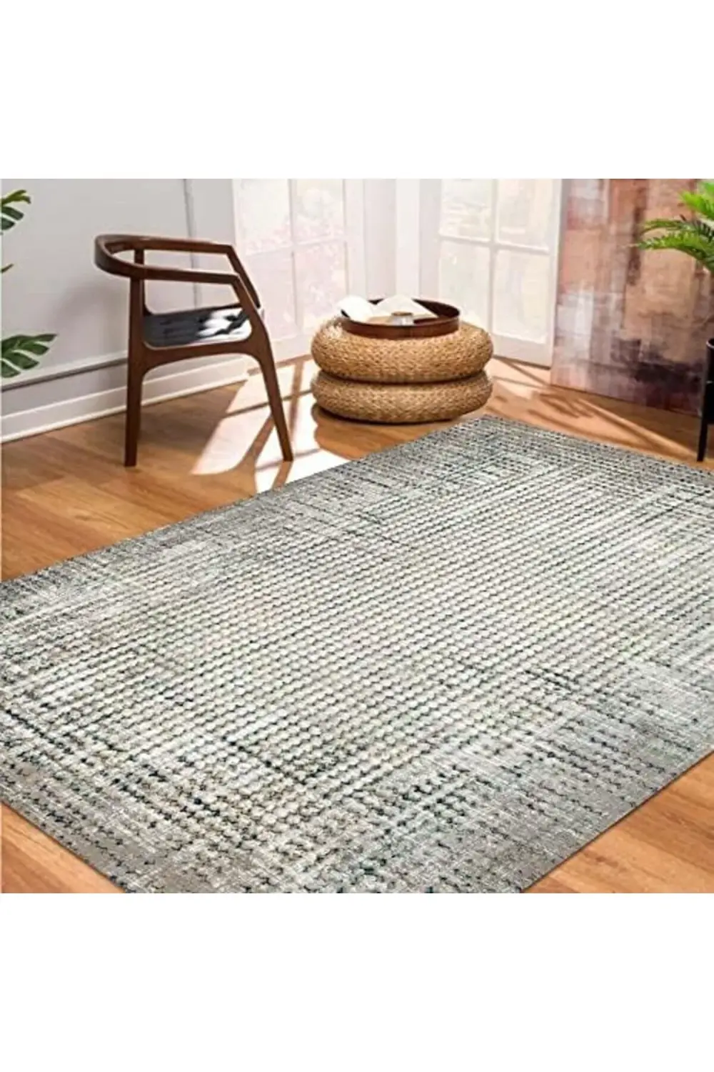 trendyvision Dizayn Devon Desenli Pamuk Tabanlı Yıkanabilen Kaydı