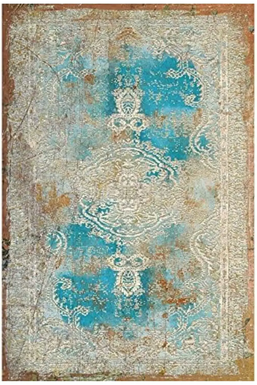 trendyvision Dizayn Irla Desenli Pamuk Tabanlı Yıkanabilen Kaydır