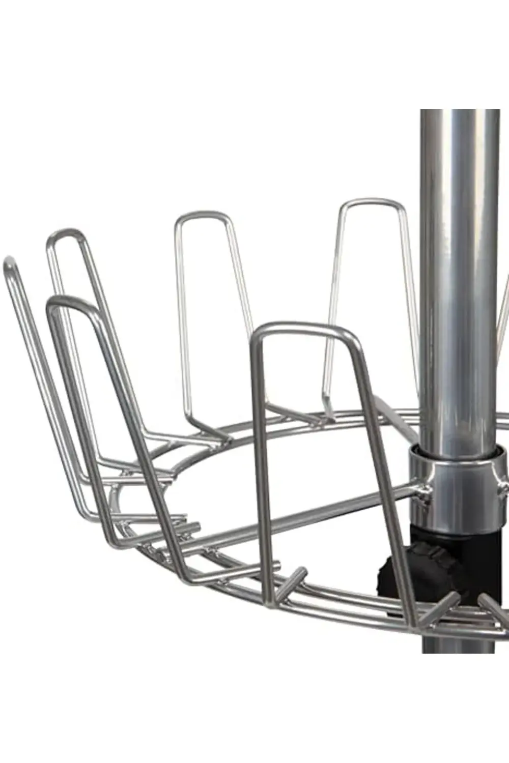 trendyvision Döner Dört Katlı Ayakkabı Ağacı, Gümüş Kaplama buyfl