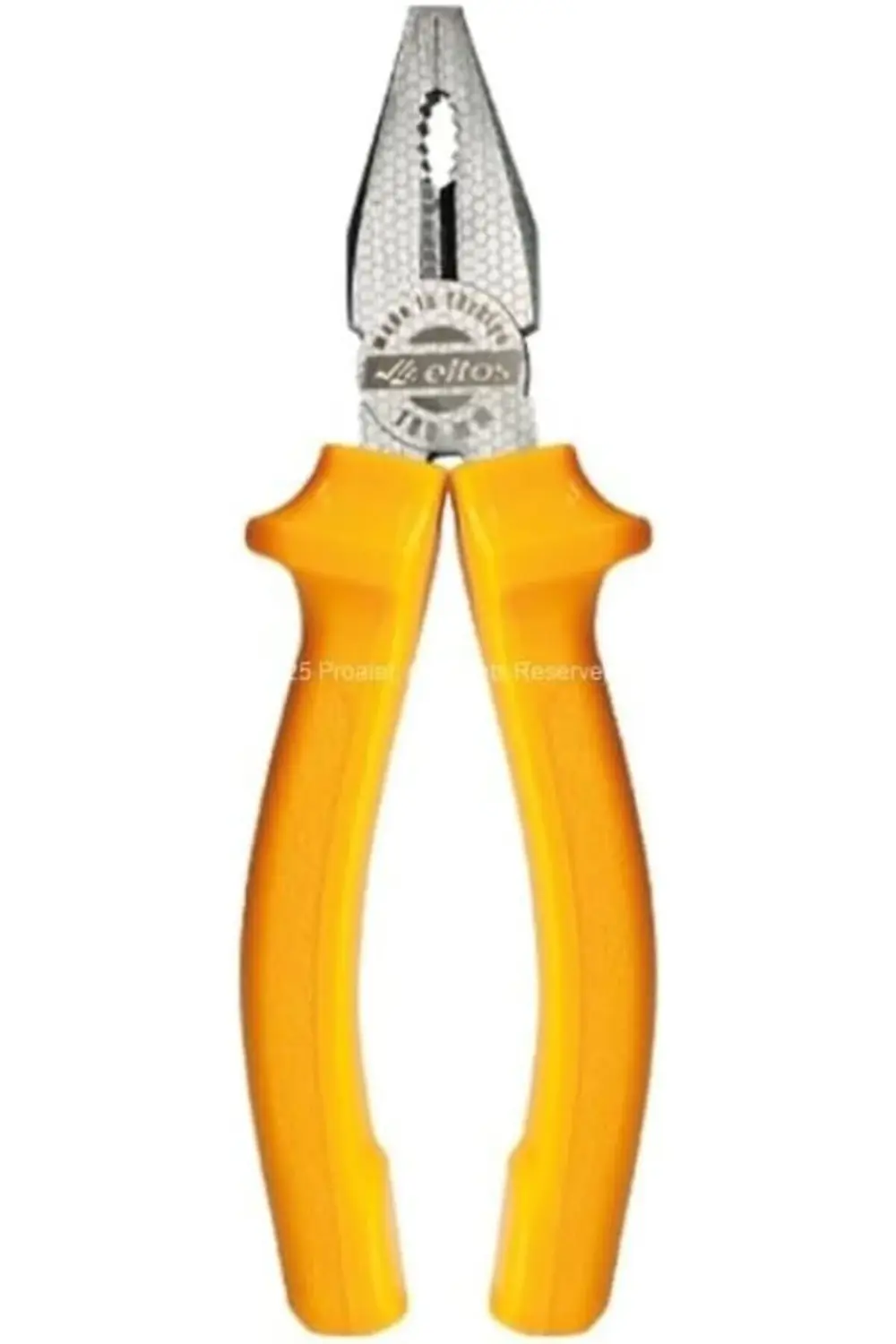 trendyvision Dövme Çelik, 180 mm, Turuncu Saplı, Lüks, Kombine, D