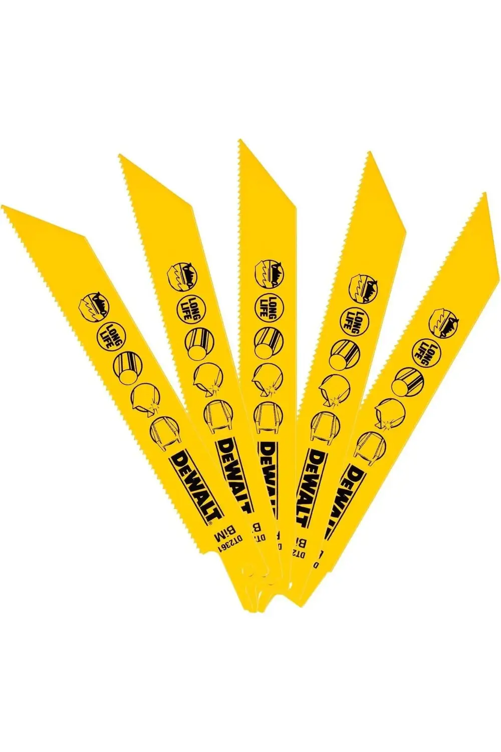 trendyvision DT2361-QZ TILKI KUYRUĞU TESTERE, SARI, 5 ADET buyfli