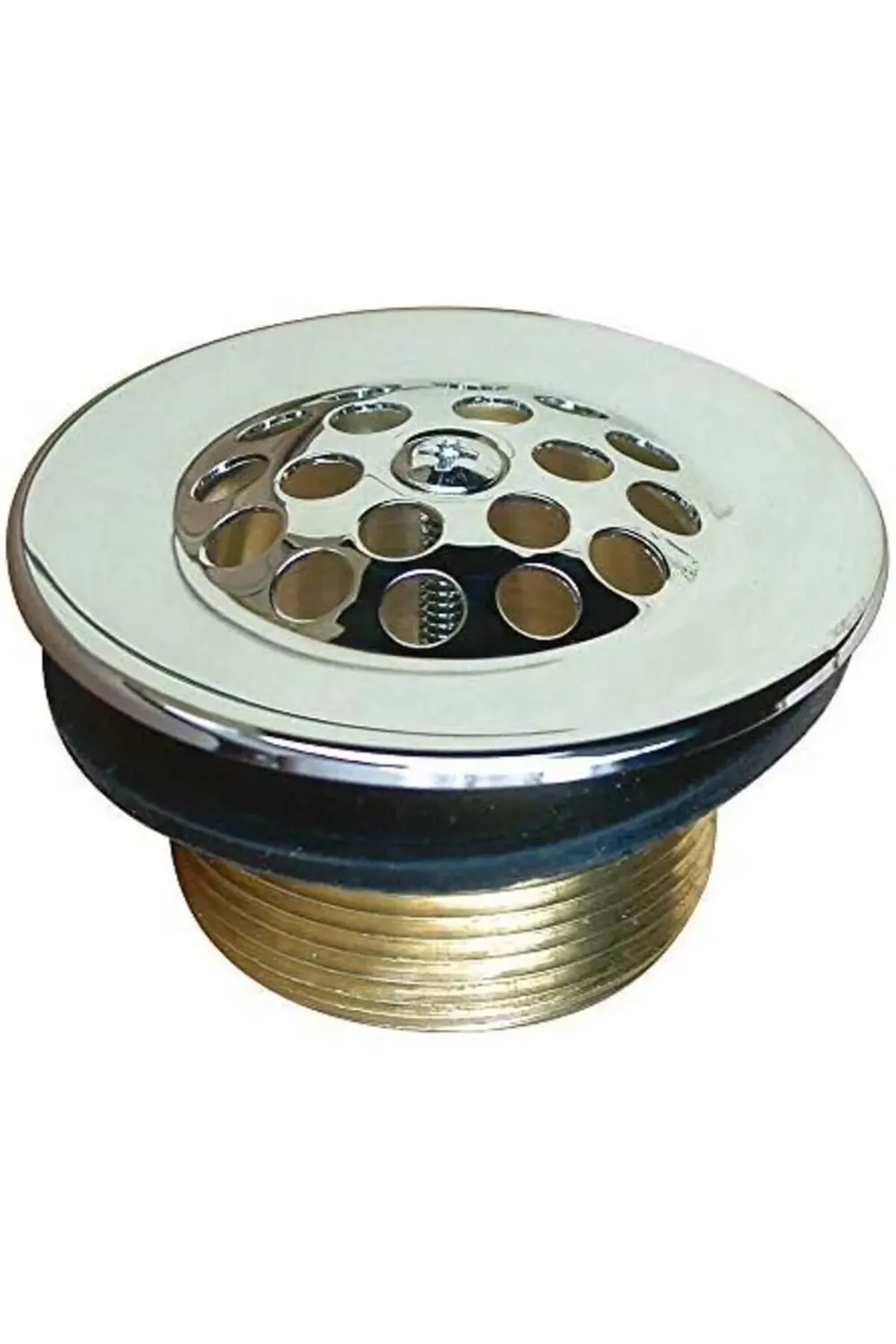 trendyvision DTL201 Küvet Tahliye Süzgeci ve Izgara, Parlak Krom