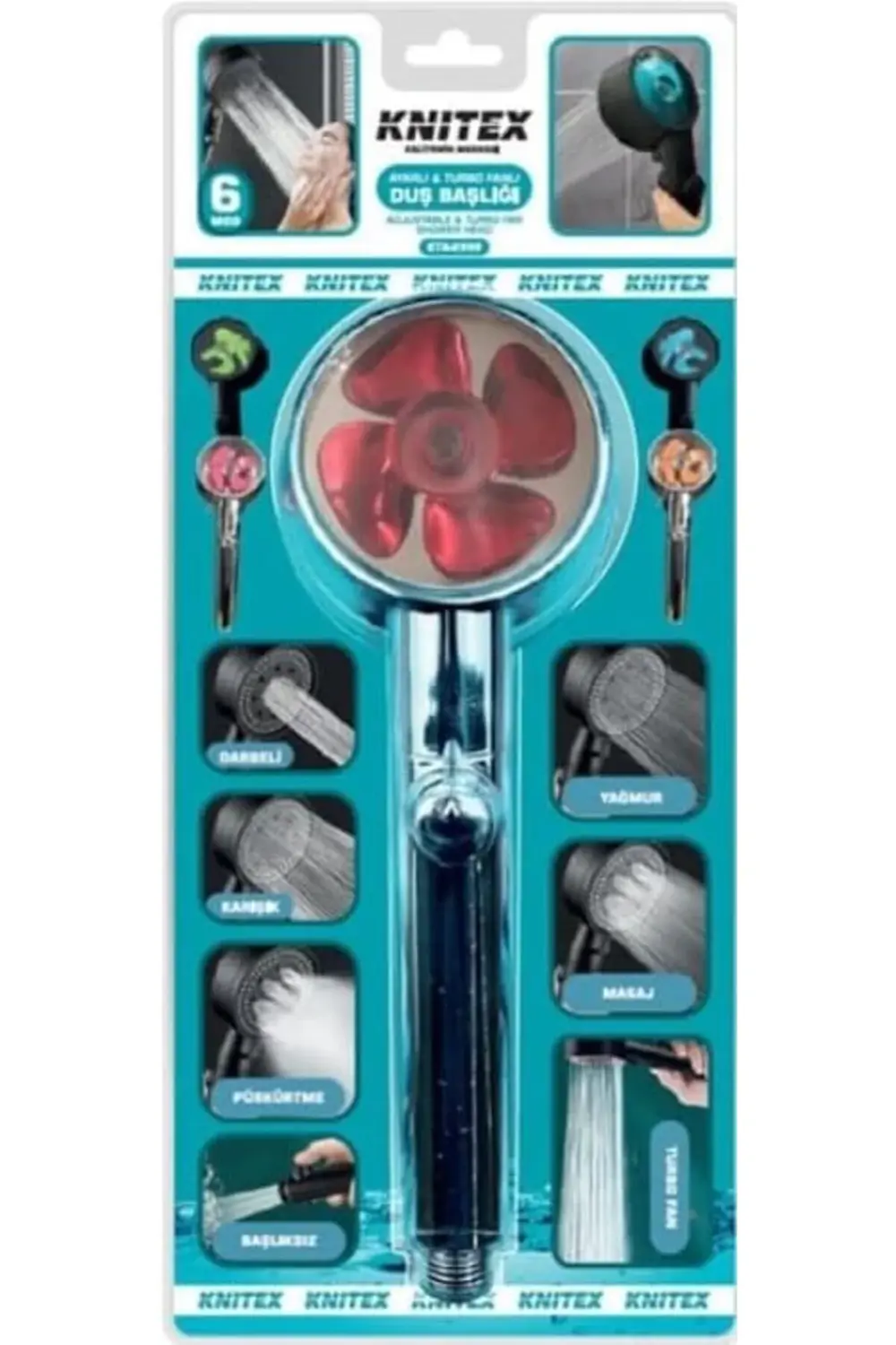 trendyvision DUŞ BAŞLIĞI AYARLI TURBO FANLI SİYAH KTX-2999 buyfli