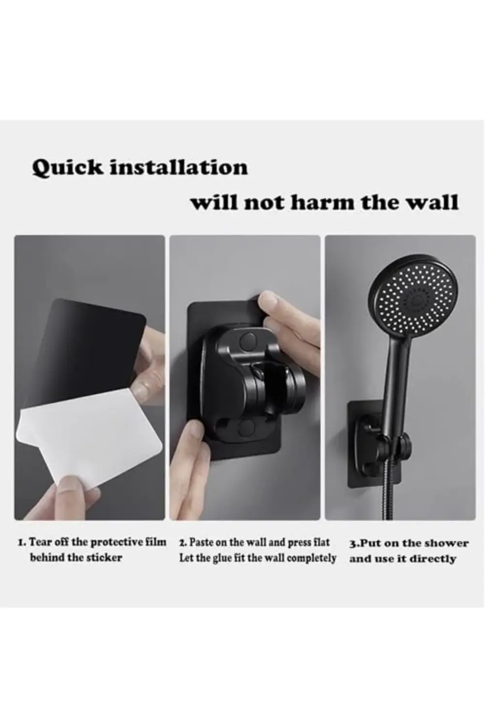 trendyvision Duş Başlığı Tutacağı, 2 Adet Ayarlanabilir Banyo Duş