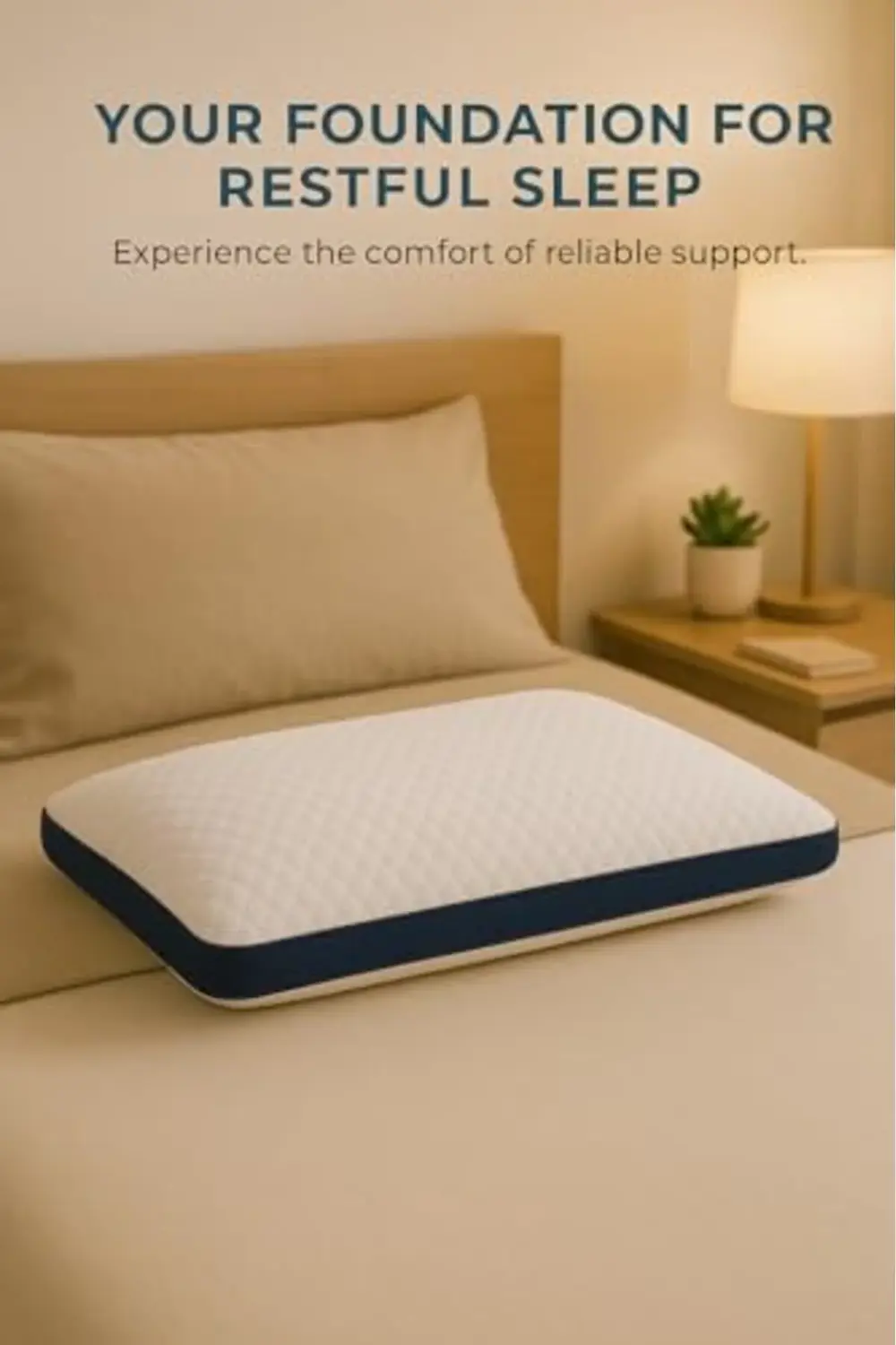 trendyvision Ekstra Sert Yastık -%100 Hafızalı Köpük buyflicker 3