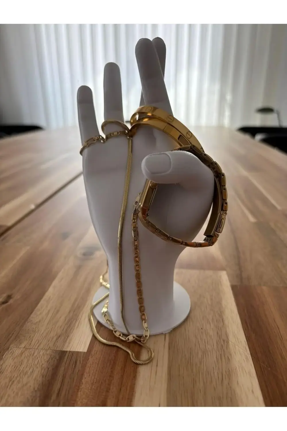 trendyvision El Formunda Yüzük Takı Standı Takı Organizeri Takı D