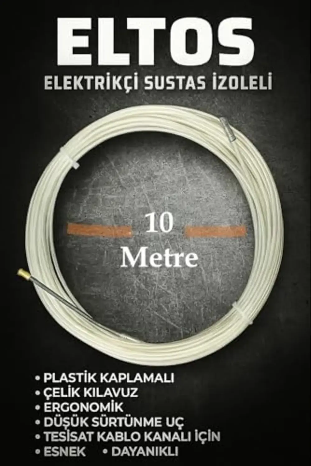 trendyvision Elektrikçi Sustası İzoleli, Kablo Çekme Yayı, Balık