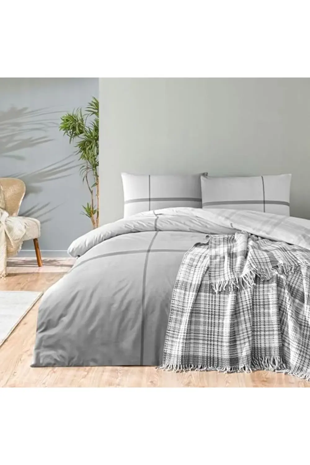 trendyvision Elwood Battaniyeli Desenli%100 PamukScotch Pamuk Bat