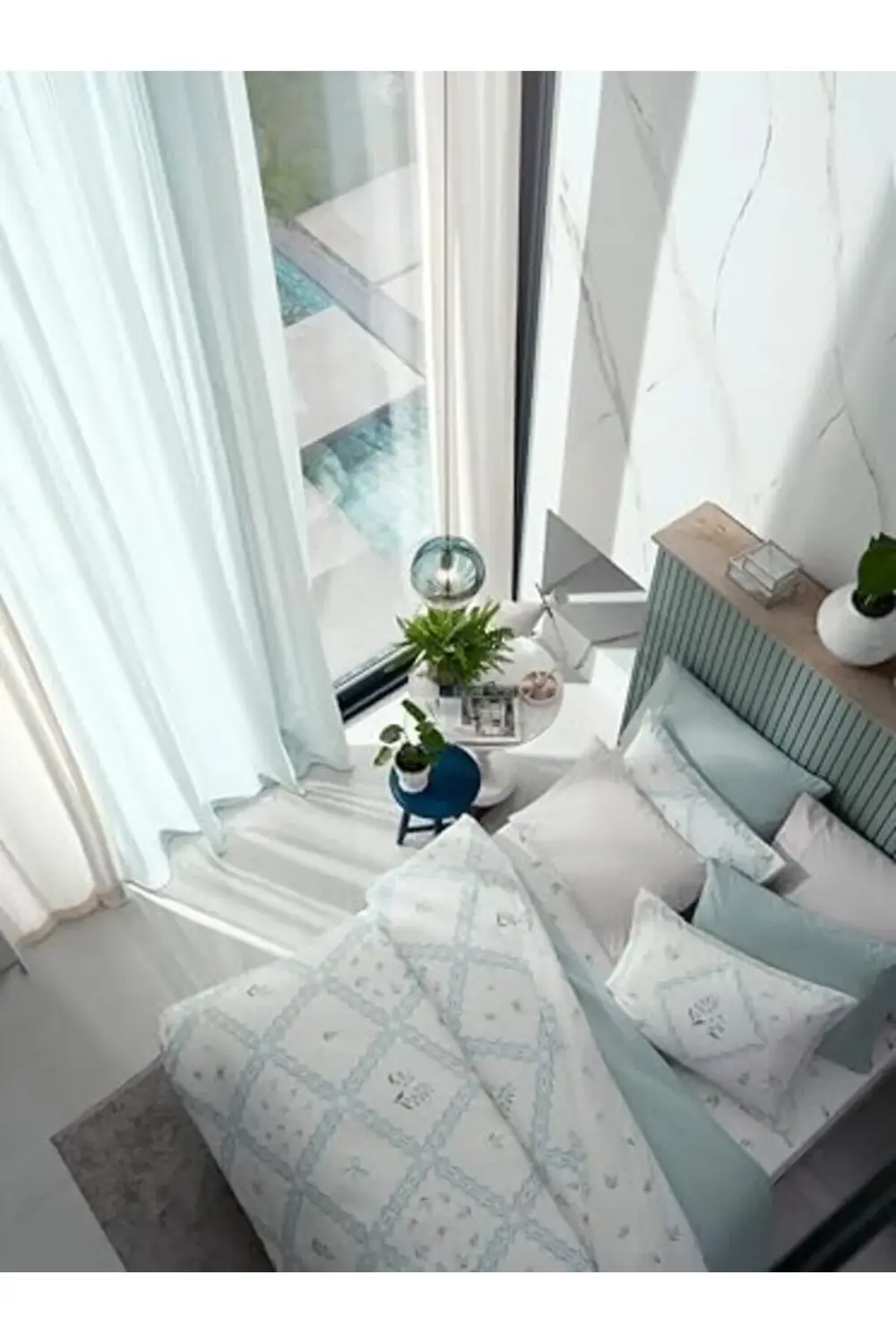 trendyvision Elyon Çift Kişilik Nevresim Takımı Mavi buyflicker 3