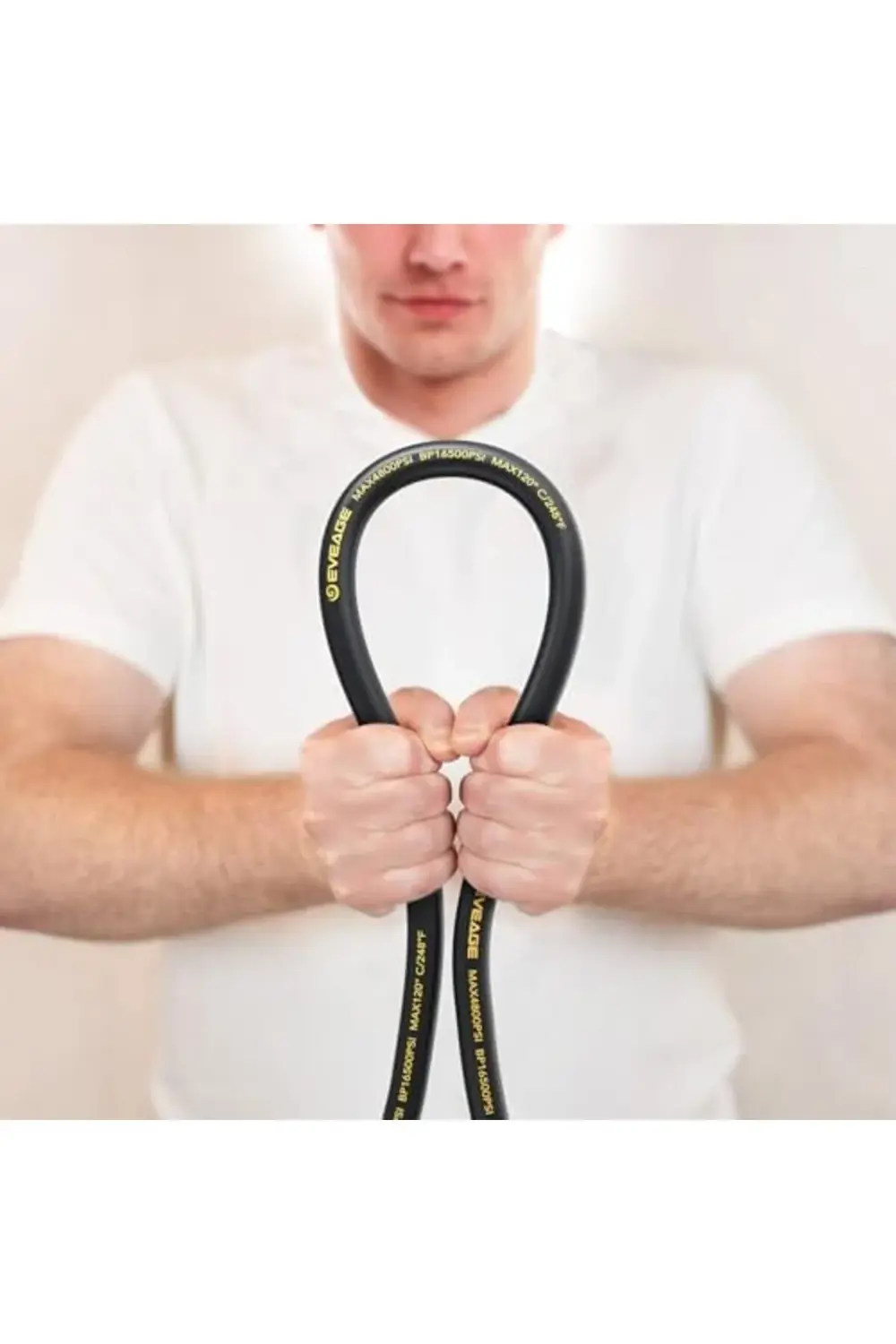 trendyvision EVEAGE 3/8 "Basınçlı Yıkama Hortumu 50 ft, 4800PSI S