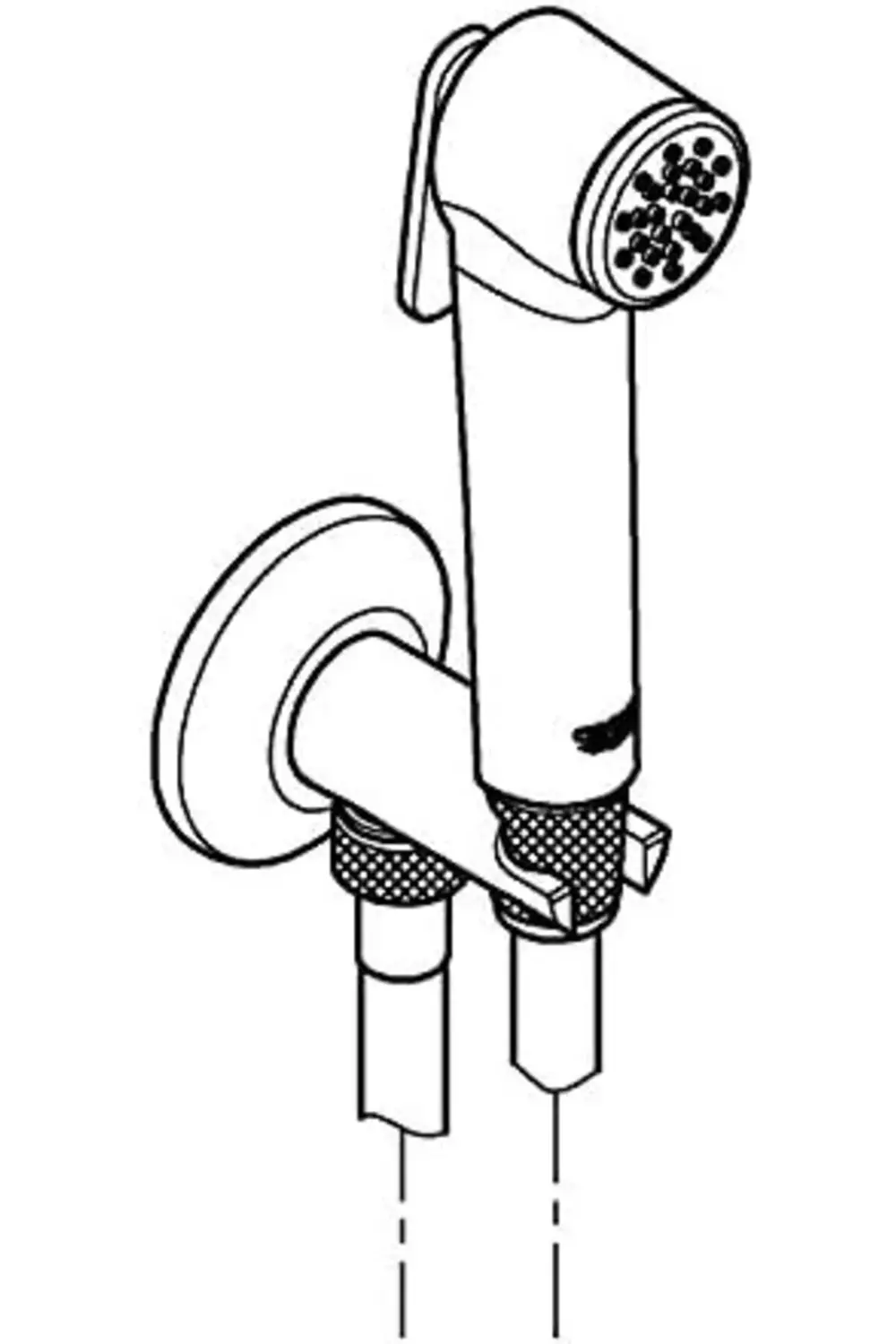 trendyvision -F Reinigungsbrause aparatı ile, duş başlığı 1 şekli