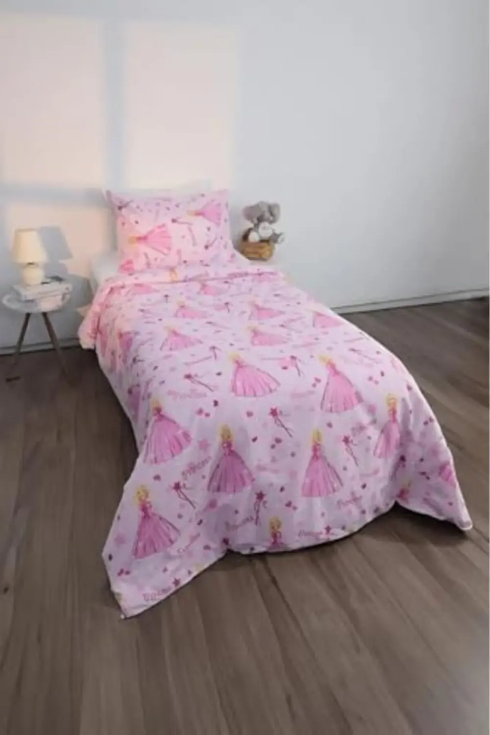 trendyvision Favora Prenses Desen Pamuklu Tek Kişilik Nevresim Se