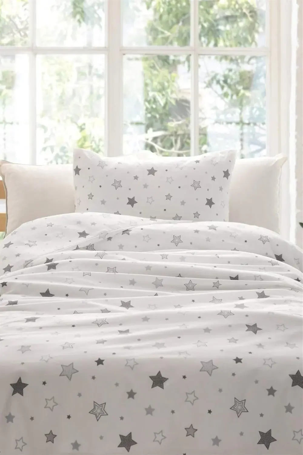 trendyvision Favora Tek Kişilik Nevresim Seti - Beyaz FvoraNM841