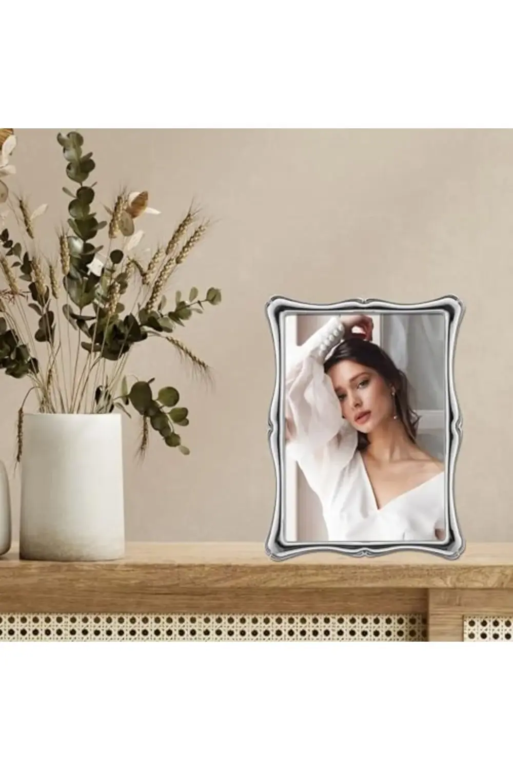 trendyvision Frames 710257 Gümüş Metal Romantik Resim Çerçevesi,