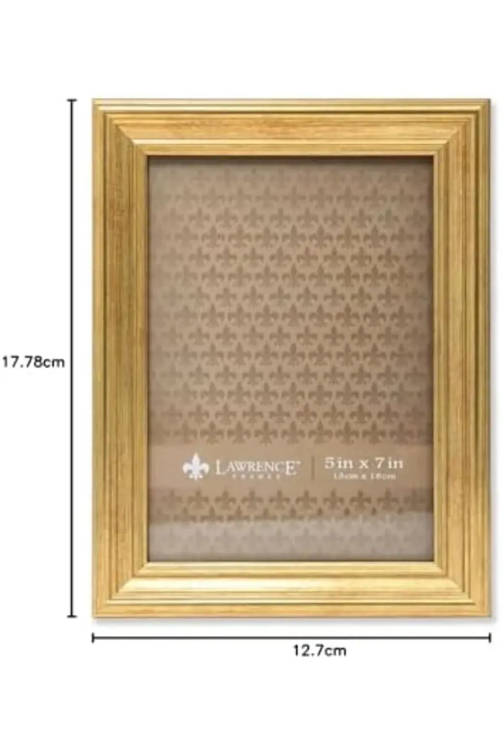 trendyvision Frames Sutter resim çerçevesi, 12,7 x 17,8 cm, altın