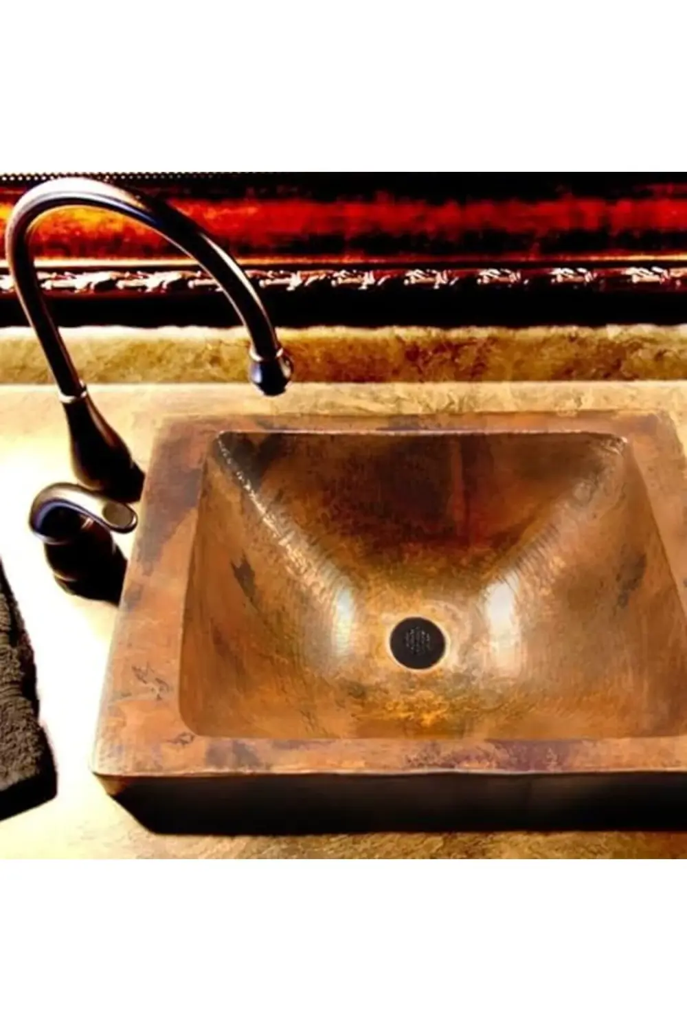 trendyvision Gemi Lavabo Süzgeç Drenajı, Yağ ovuşturdu bronz (STD