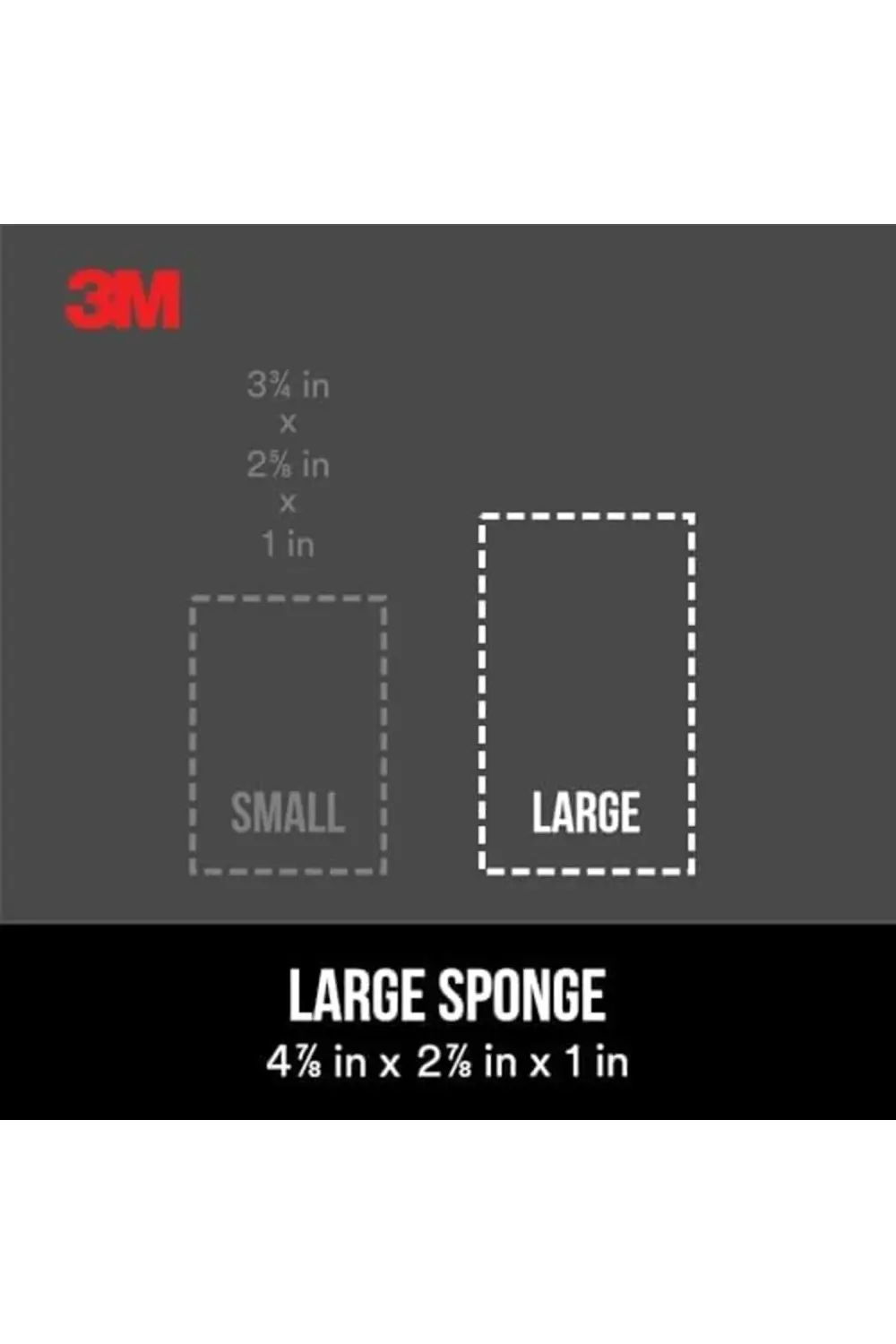 trendyvision Geniş Alan Alçıpan Zımpara Süngeri, 4.9 "x 2.9" x 1"