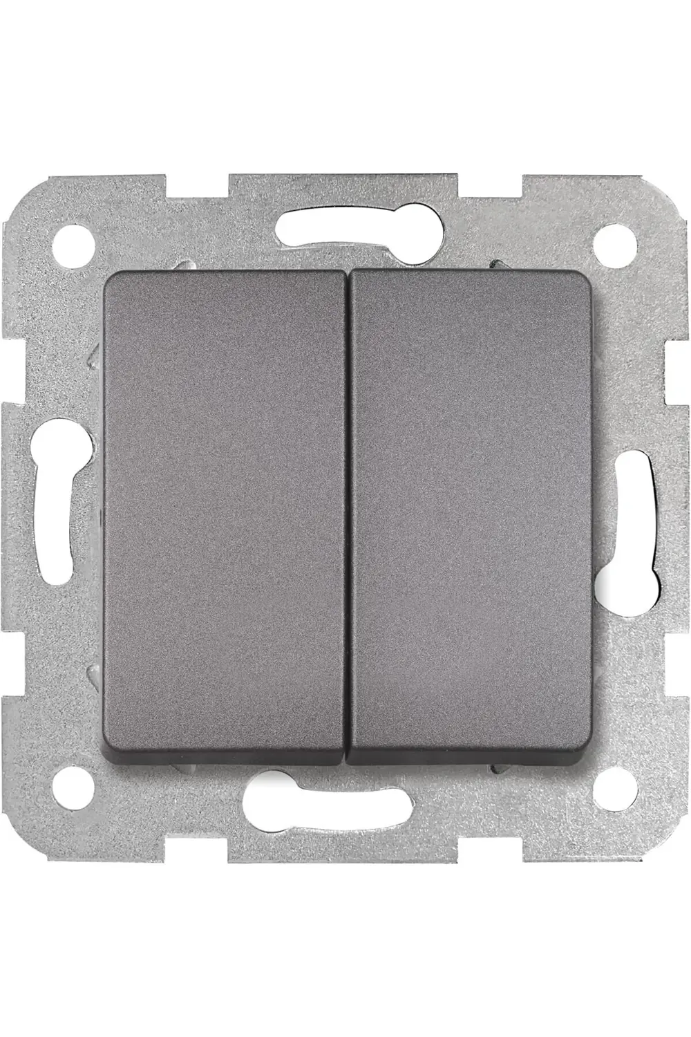 trendyvision Granit Grisi Dual Anahtar Mekanizma ve Düğme buyflic