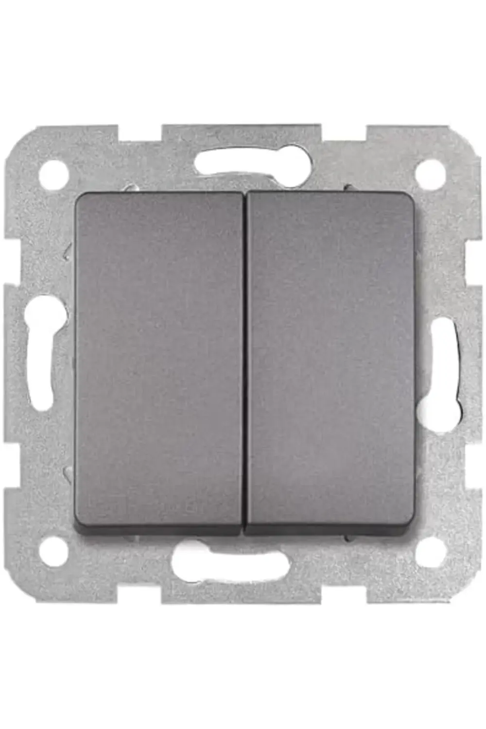 trendyvision Granit Grisi Dual Anahtar Mekanizma ve Düğme buyflic