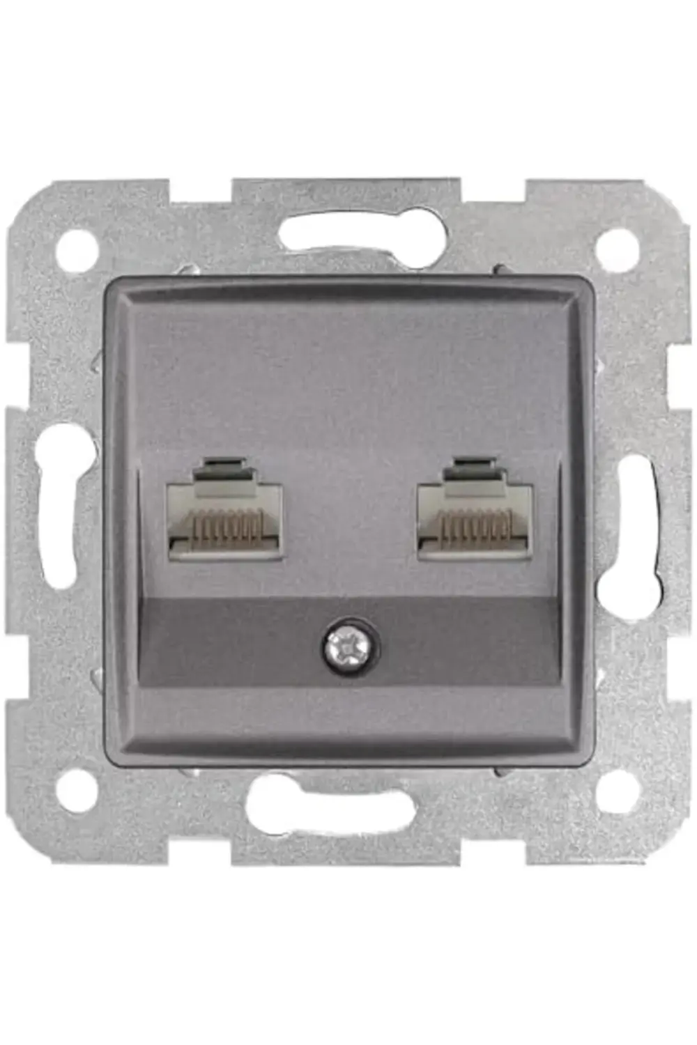 trendyvision Granit Grisi İkili Data CAT5e Mekanizma ve Kapak buy