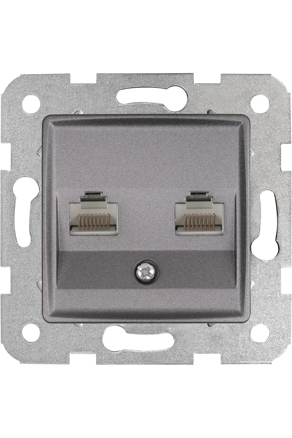 trendyvision Granit Grisi İkili Data CAT5e Mekanizma ve Kapak buy