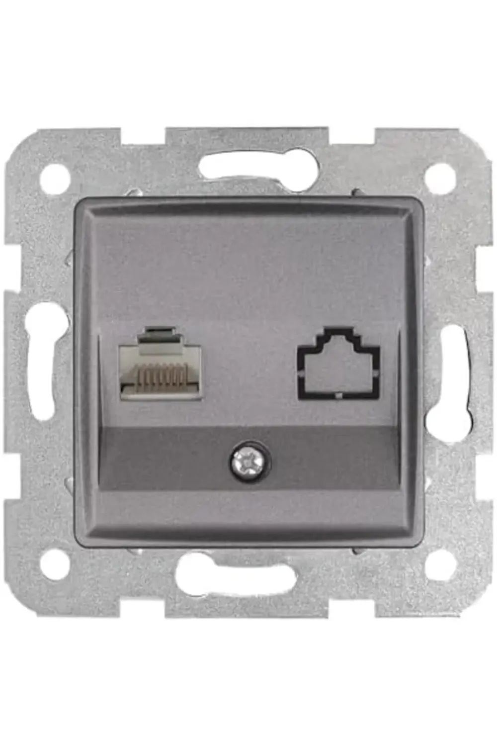 trendyvision Granit Grisi Tekli Data CAT5e Mekanizma ve Kapak buy