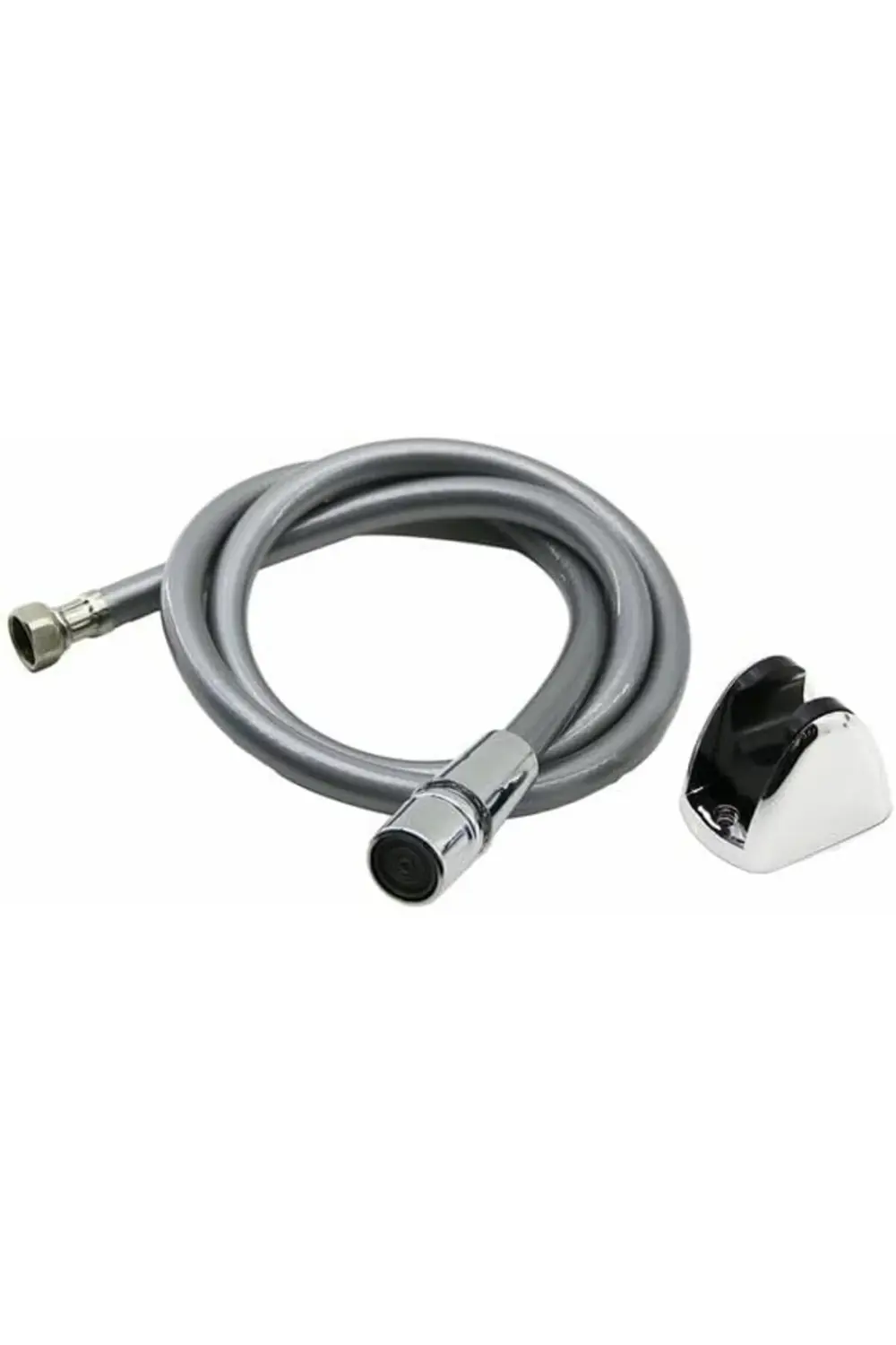trendyvision Gri Plastik Perlatörlü Taharatmatik Hortum, 120 cm,