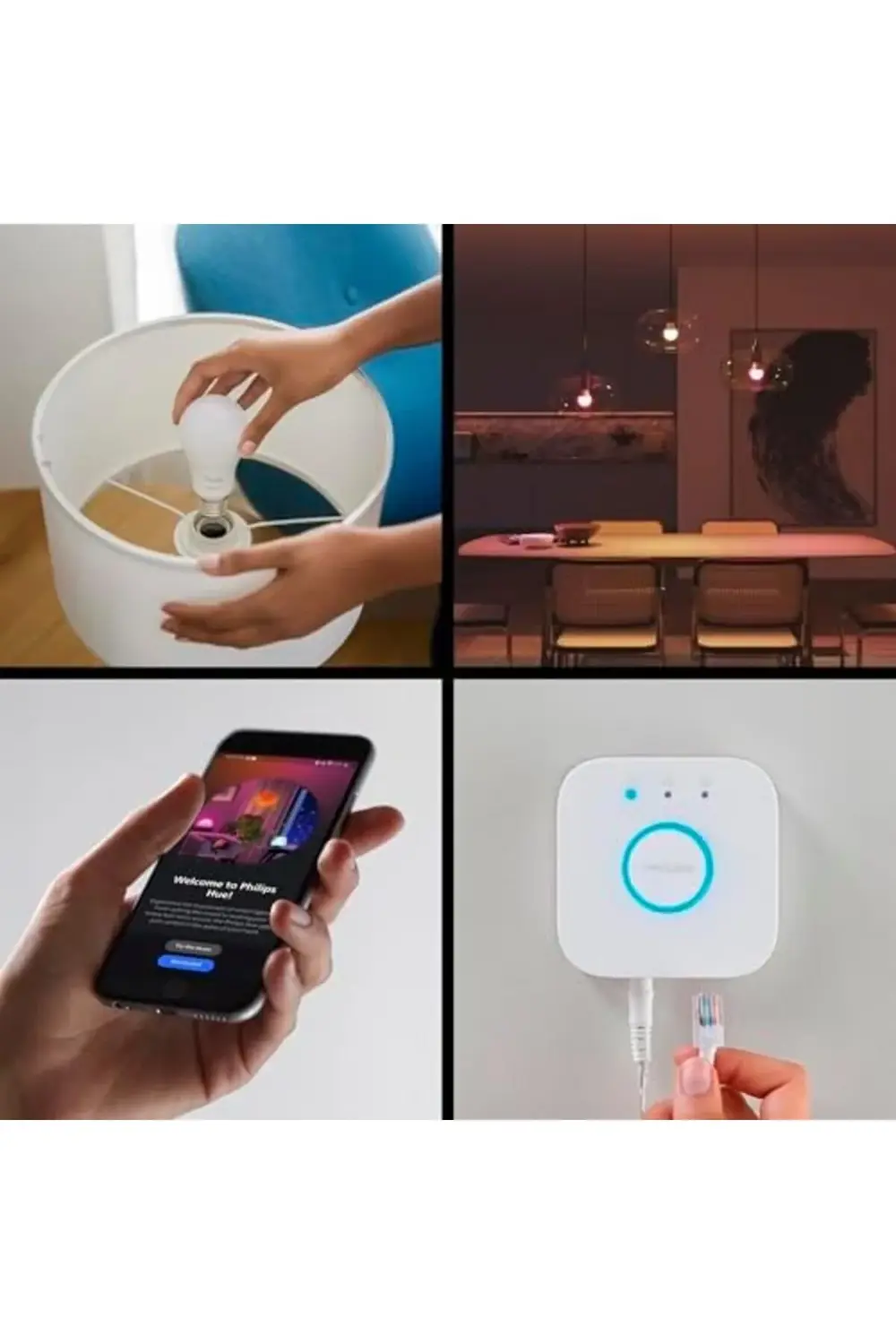 trendyvision Hue 2'li E27 Ampul Başlangıç Seti 806 Lumen buyflick